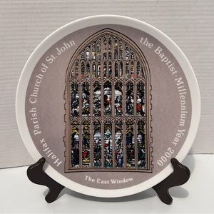 Halifax Parish Church EAST WINDOW -  Millennium year 2000 collectible plate